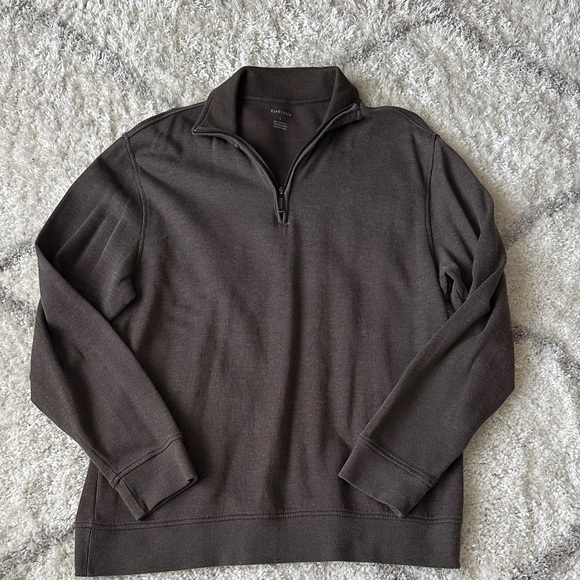 Van Heusen Other - Van Heusen Men's Zip-Up Sweater - Dark Brown